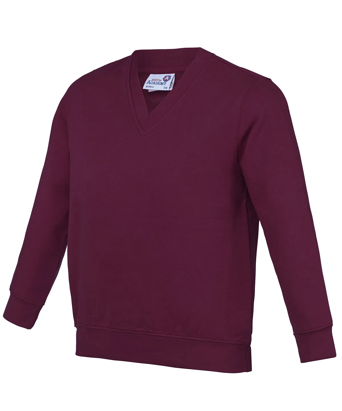 Academy Burgundy - Kids Academy v-neck sweatshirt