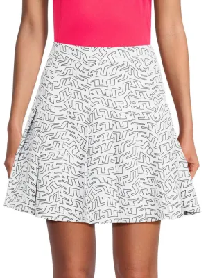 Adina Jindeberg pleated miniskirt, white