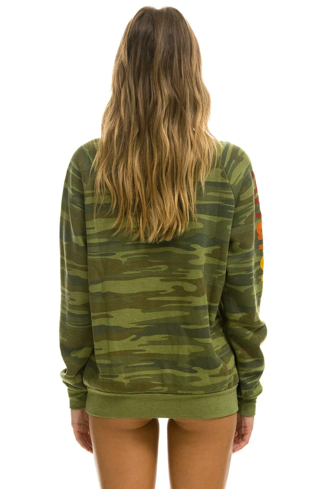 AVIATOR NATION MILL VALLEY  SWEATSHIRT - CAMO