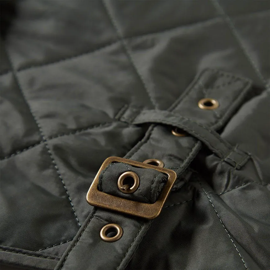 Barbour Quilted Dog Coat in Olive