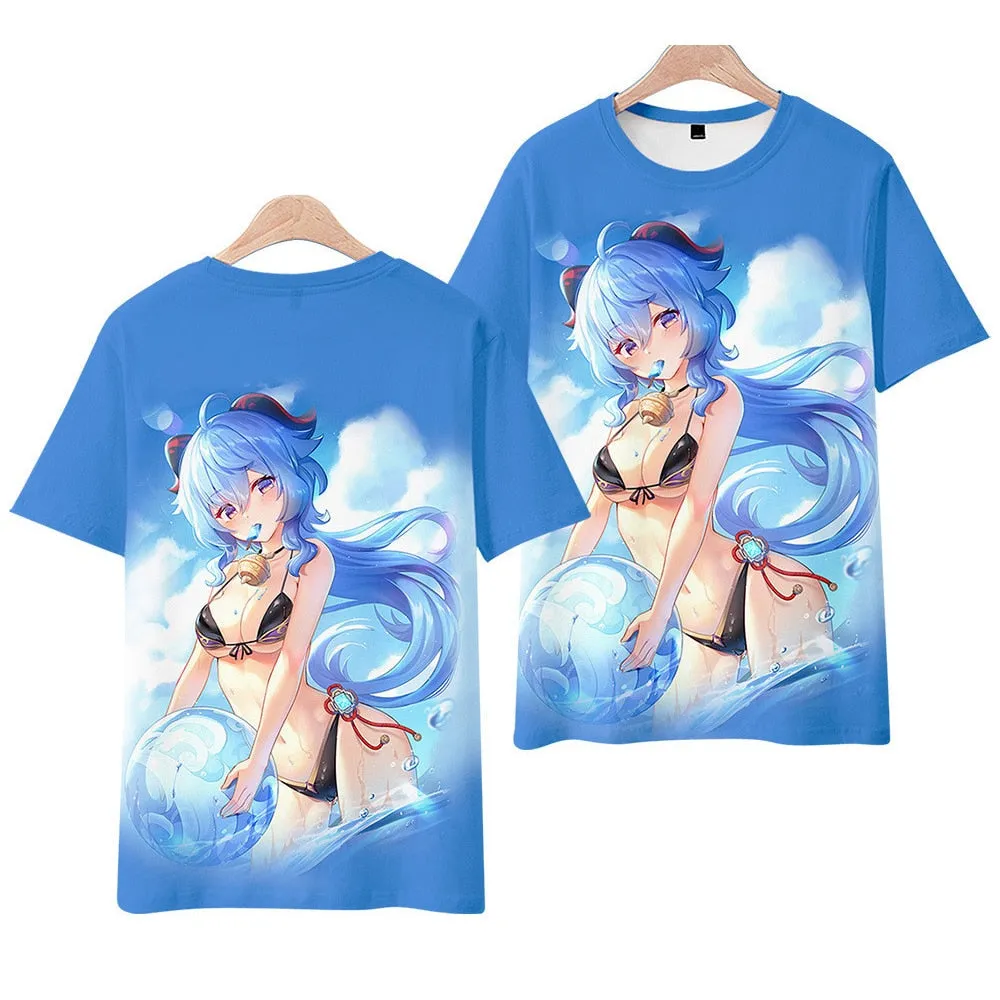 Bi-Color Tees Set-2 Genshin Impact (Variants Available)