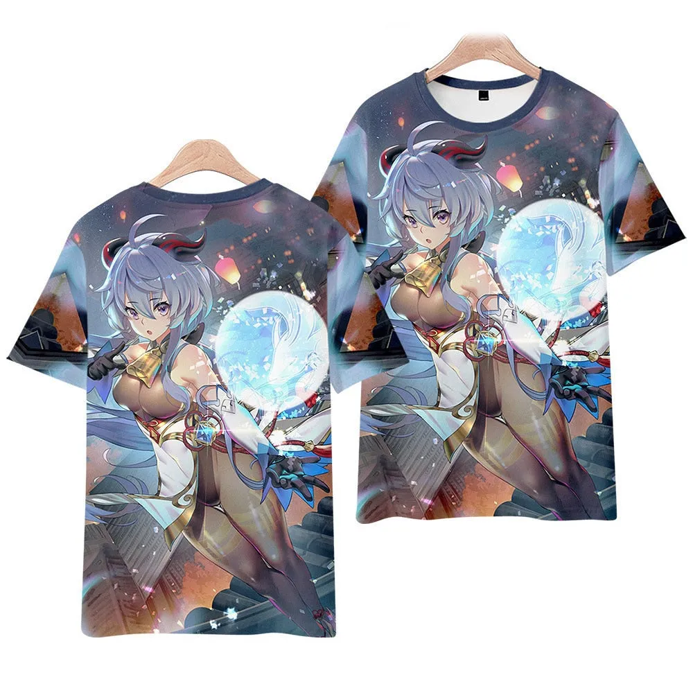 Bi-Color Tees Set-2 Genshin Impact (Variants Available)