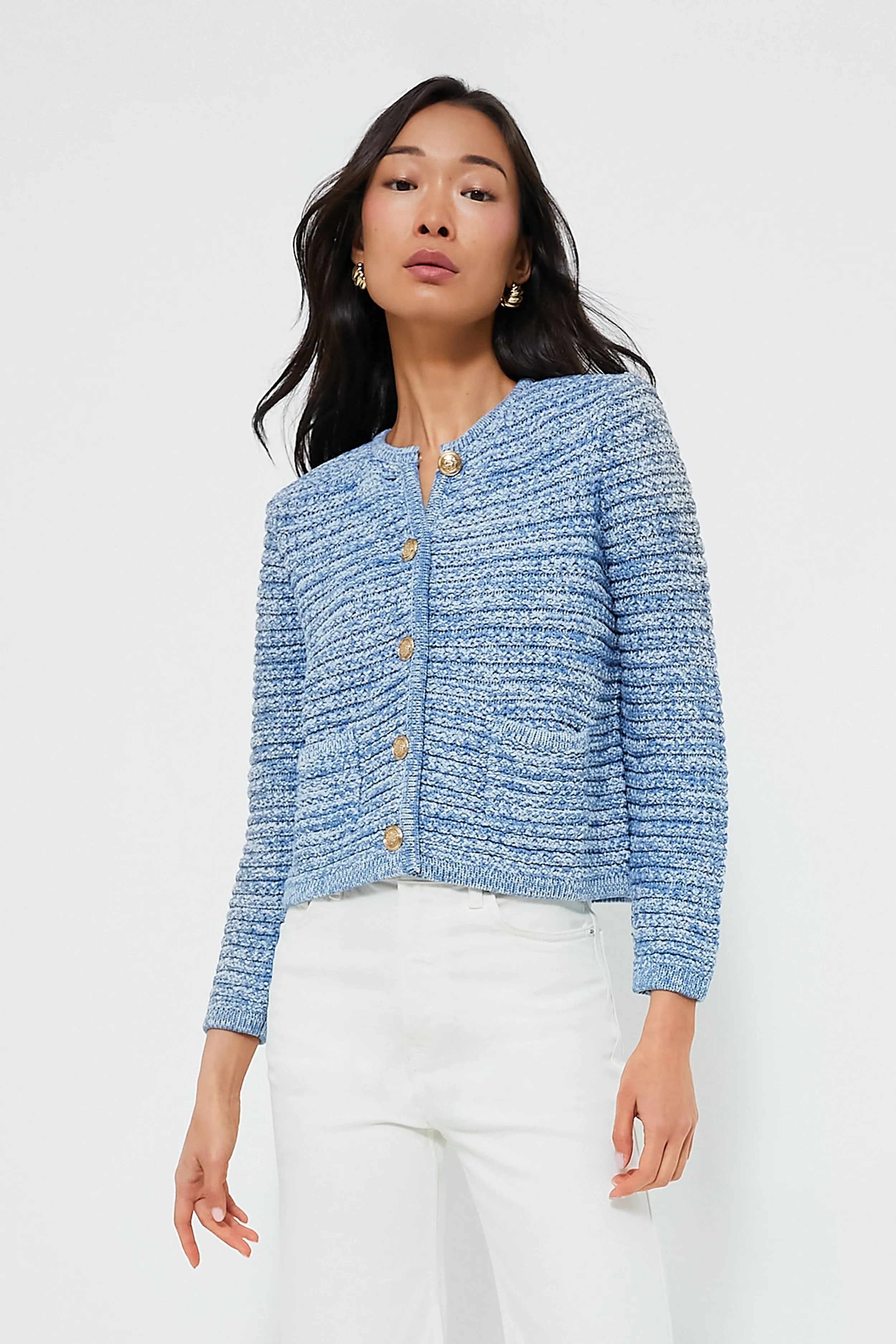 Bleu Guspa Cardigan