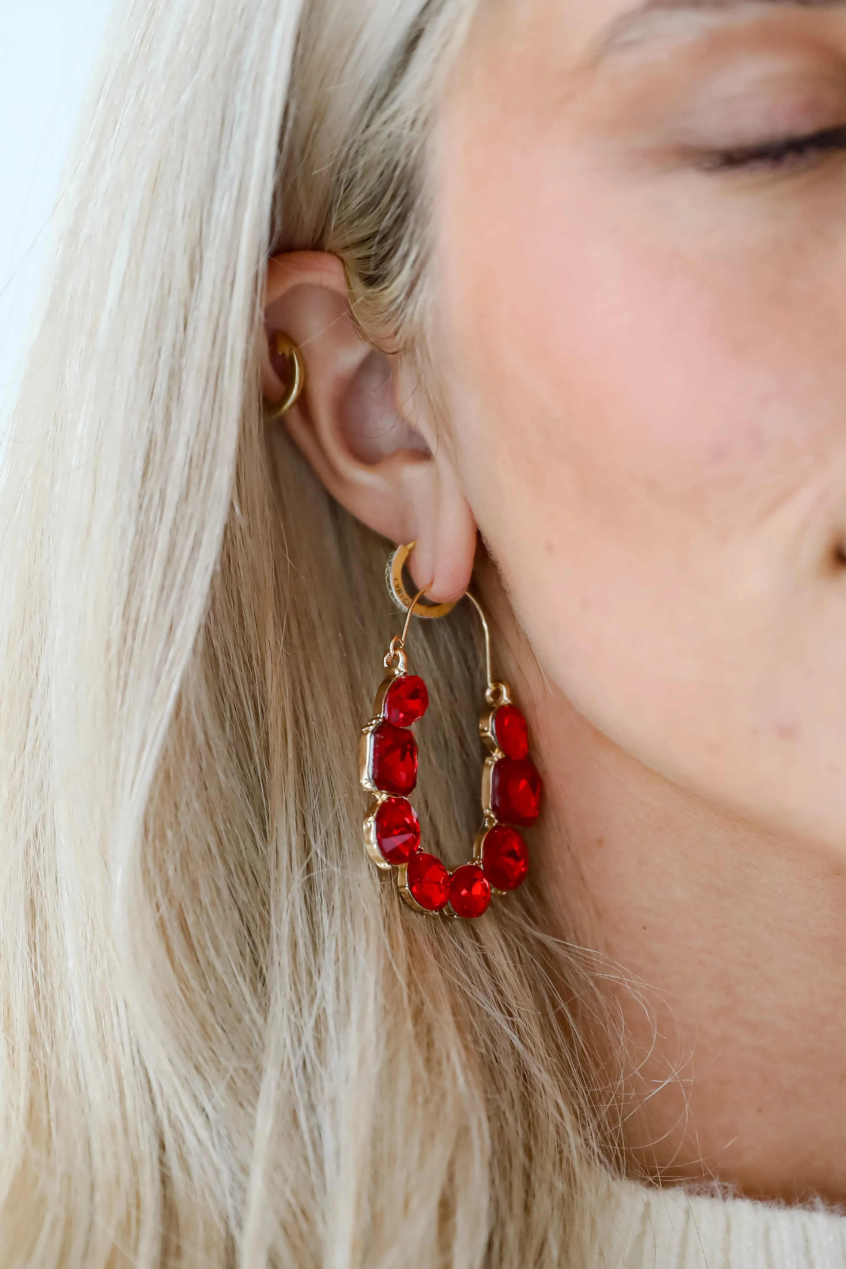 Brittany Gemstone Statement Earrings