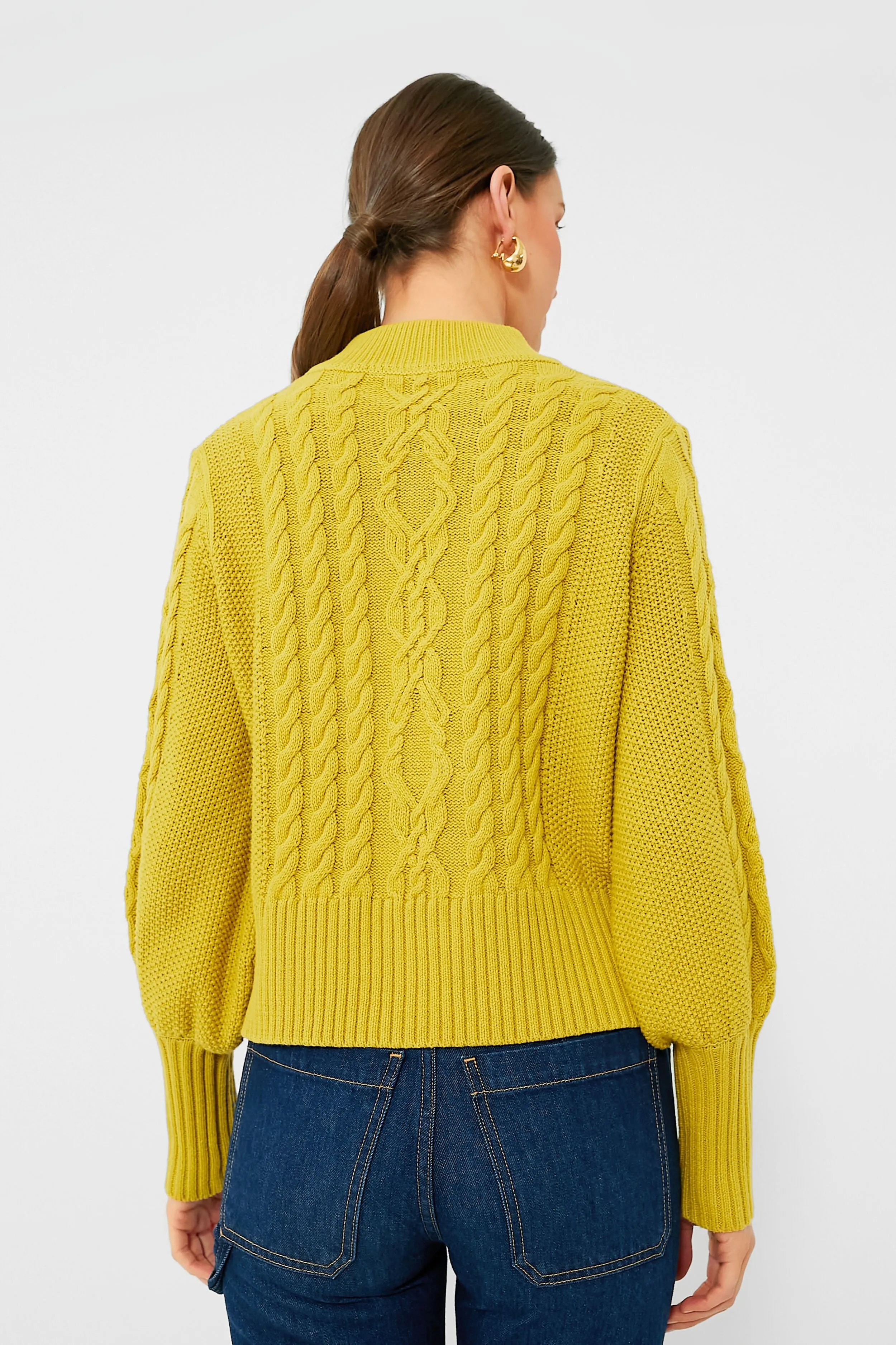 Chartreuse Colette Cardigan