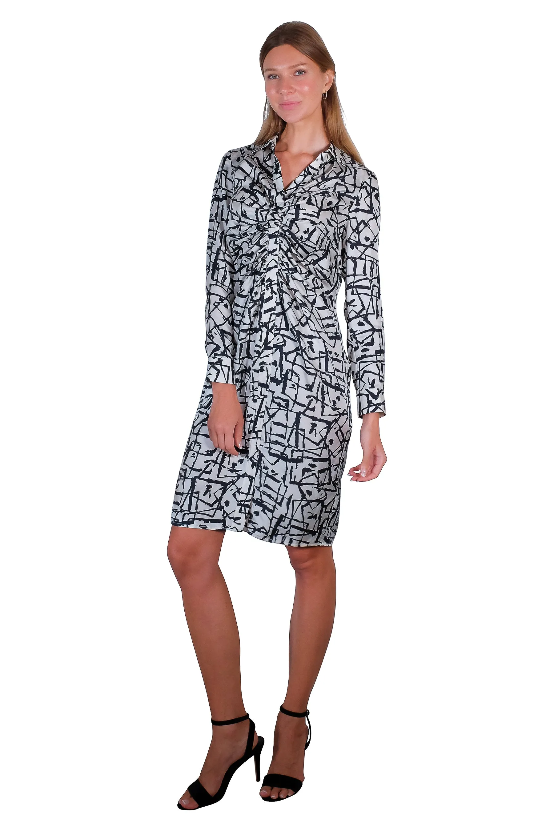 Chloe Silk Shirt Dress