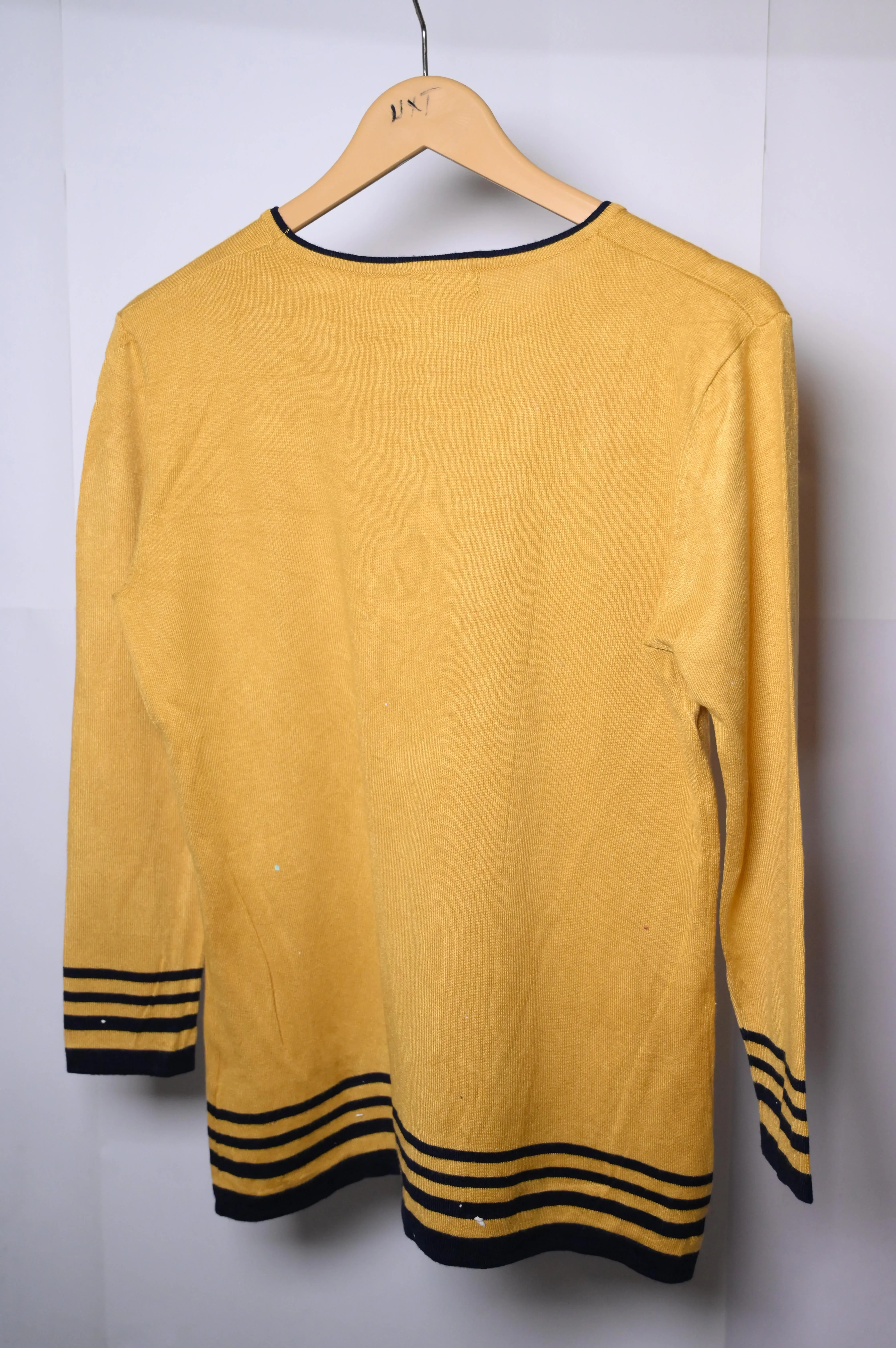 Claudia.c Yellow Cozy Small Sweatshirt