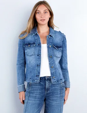 Cuffed Denim Jacket