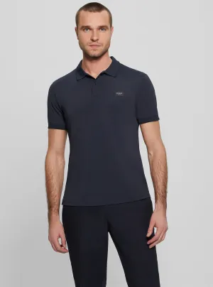 Eco Navy Blue Tech Stretch Polo T-Shirt