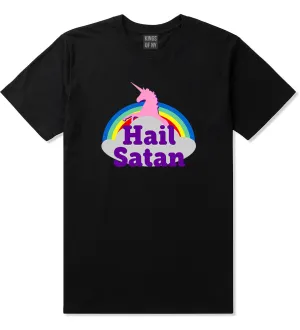 Hail Satan Unicorn Mens T-Shirt