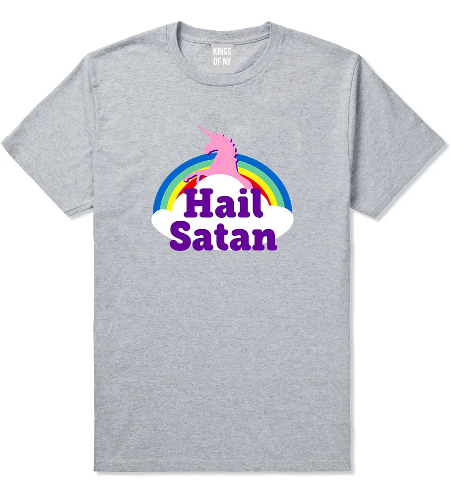 Hail Satan Unicorn Mens T-Shirt