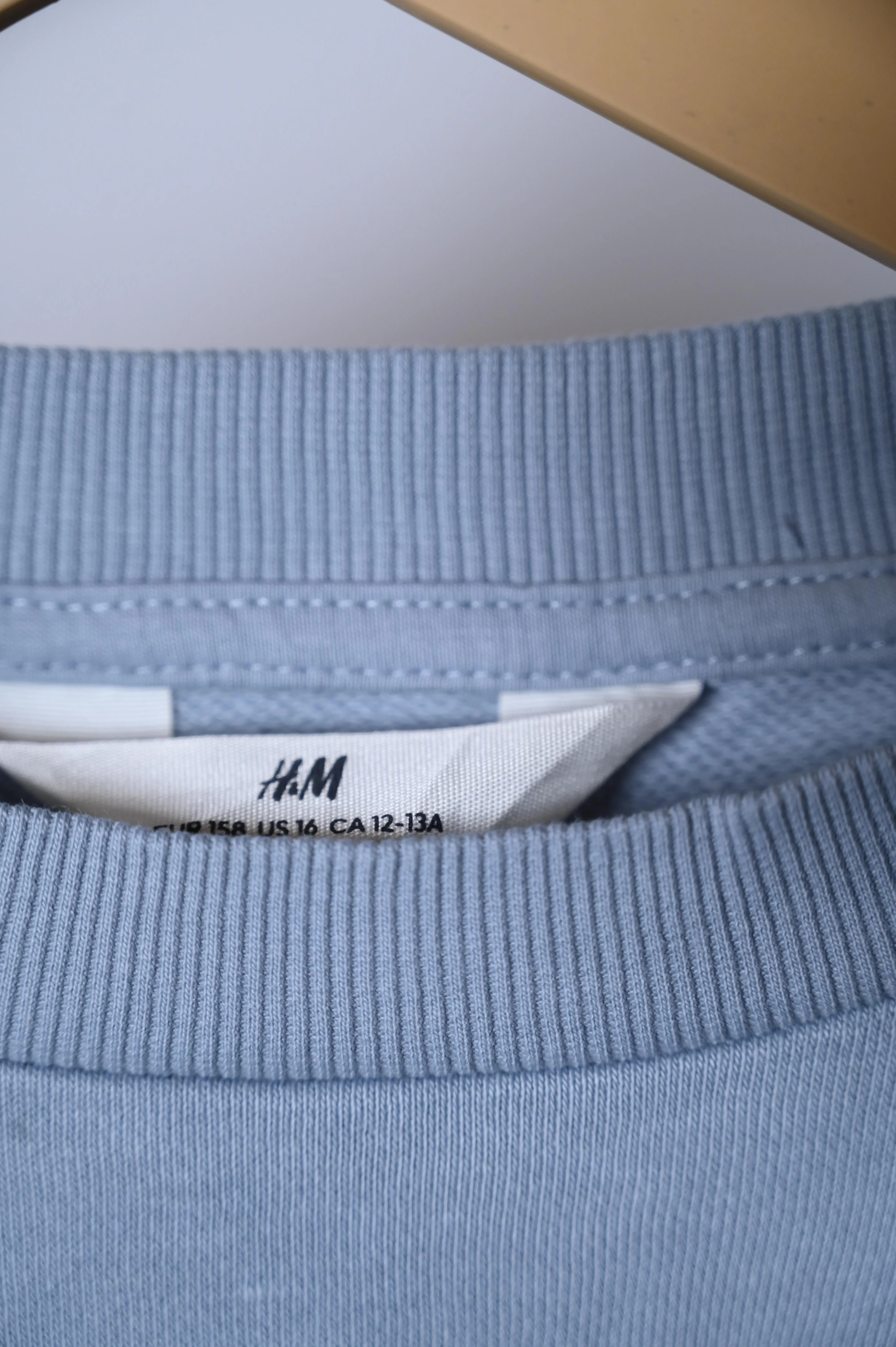 H&M Light Blue Sweatshirt - Small