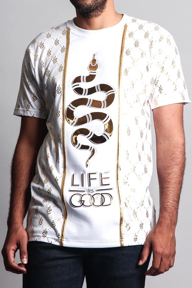 Life is Good 3D Snake T-Shirt