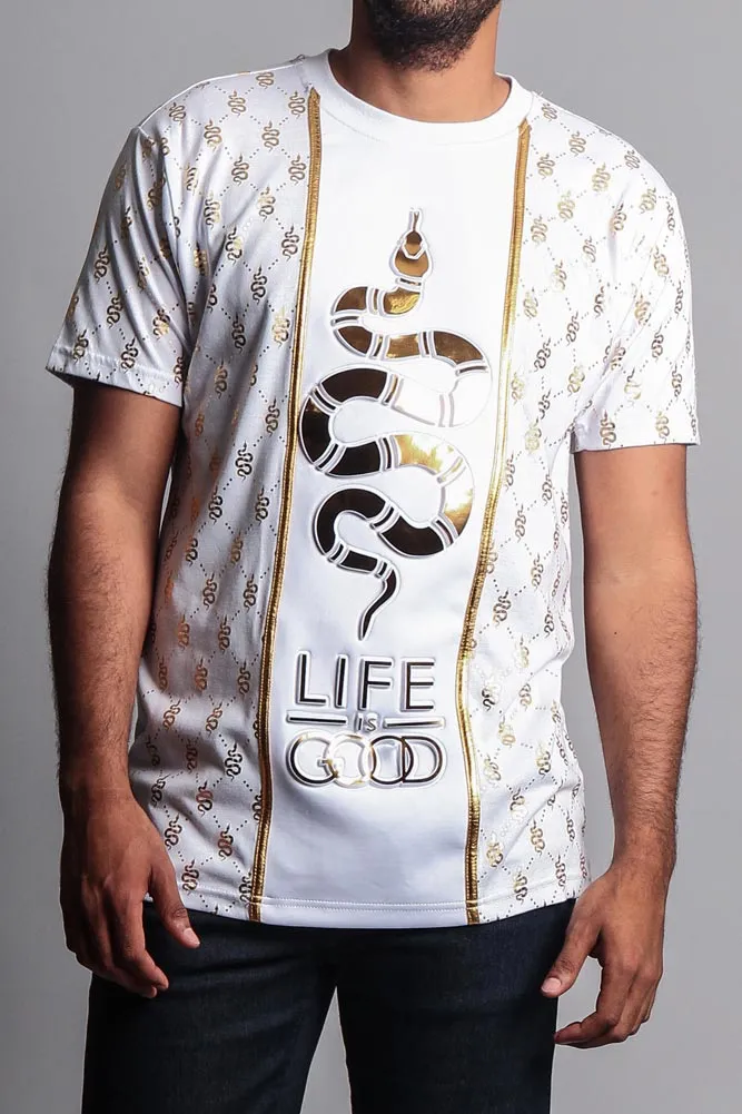 Life is Good 3D Snake T-Shirt