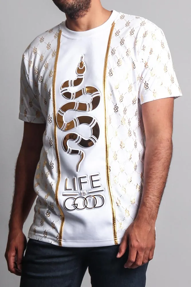 Life is Good 3D Snake T-Shirt