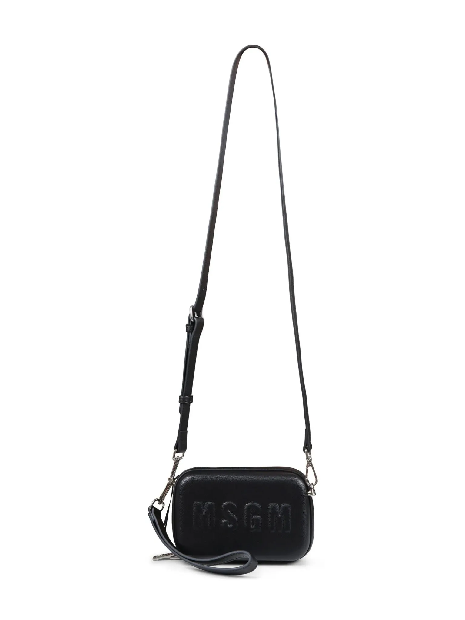 Logo Embossed Shoulder Bag