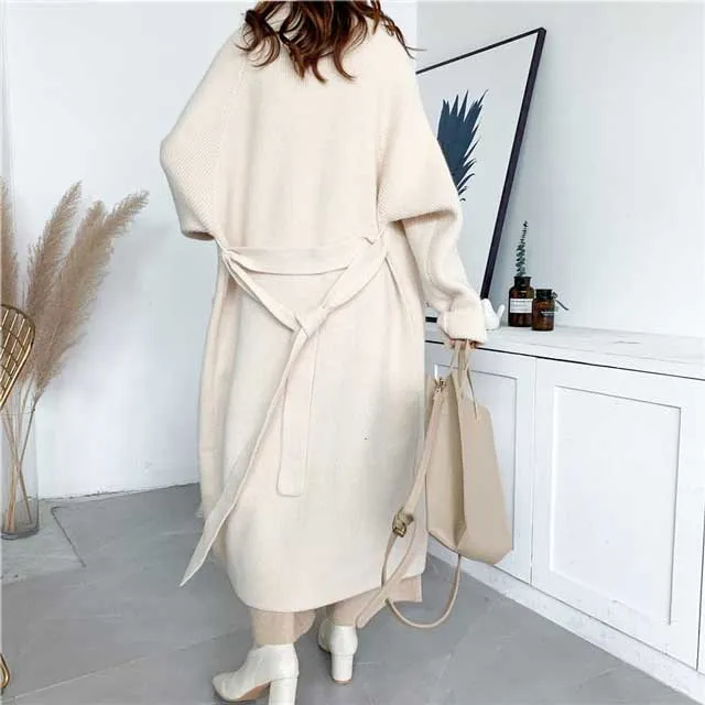 Long Knit Cardigan Jacket