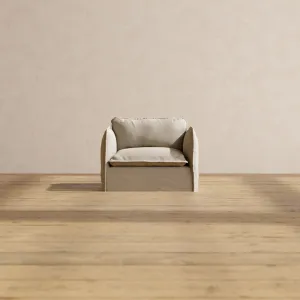 Modular Performance Armchair in Dune | Relaxed Blend