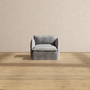 Modular Performance Chaise Armchair in Ash | Relaxed Blend