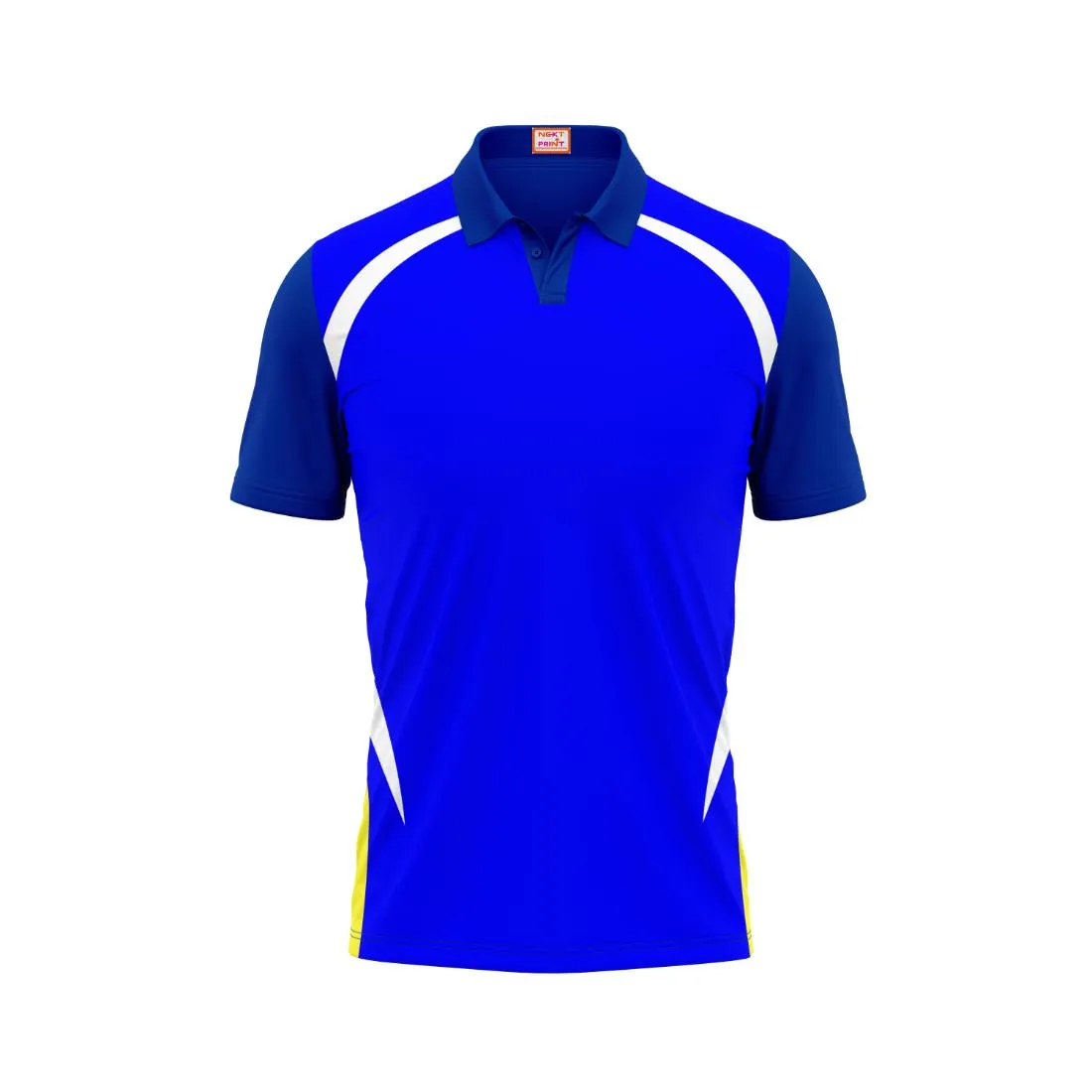 Next Print Customized Polo Neck Royal Blue Jersey NPTS49