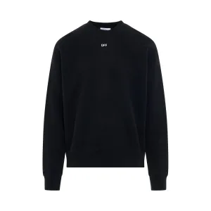 Off Stamp Skate Fit Sweatshirt in Black