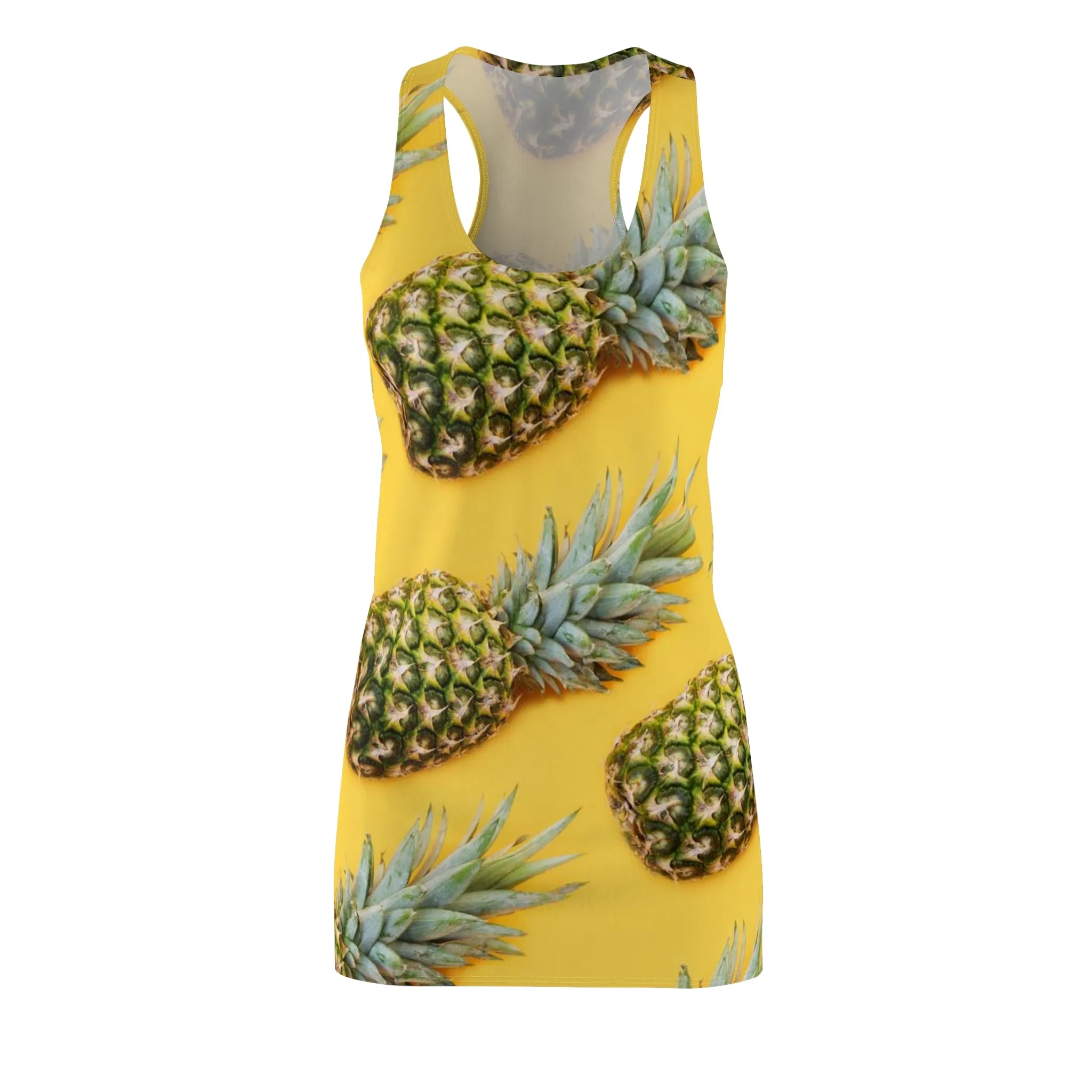 Pineapple - Inovax Women's Cut & Sew Racerback Dress