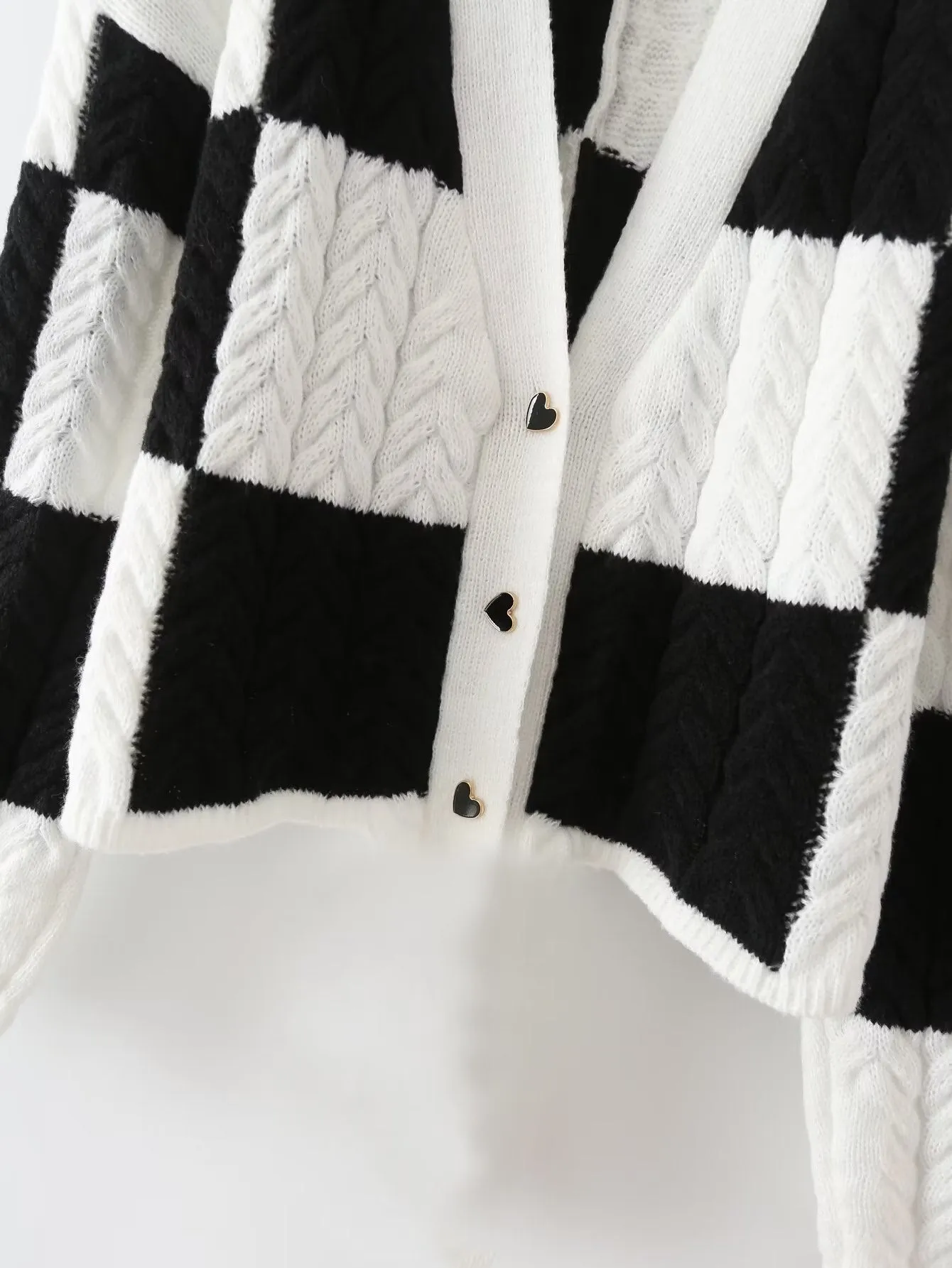 Pre Order:  Checkered Knit Crop Jacket