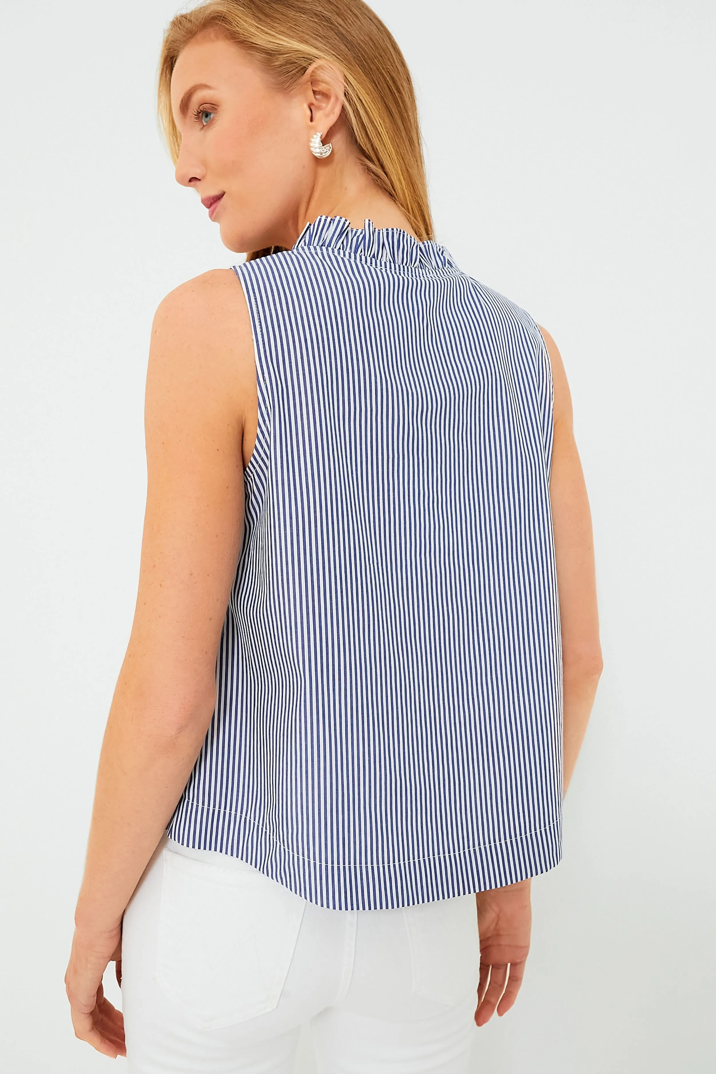 Striped Veronica Top