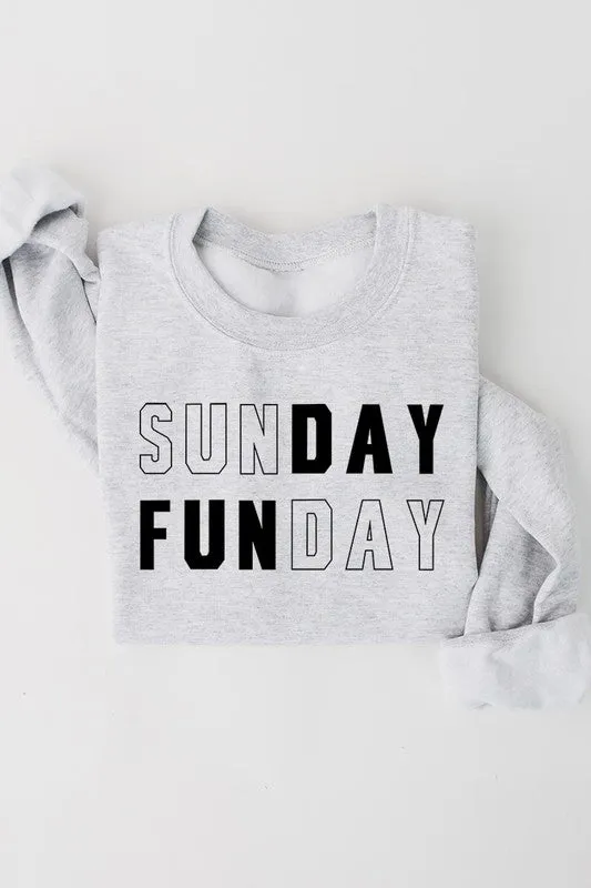 Sunday Funday Graphic Fleece Sweatshirts