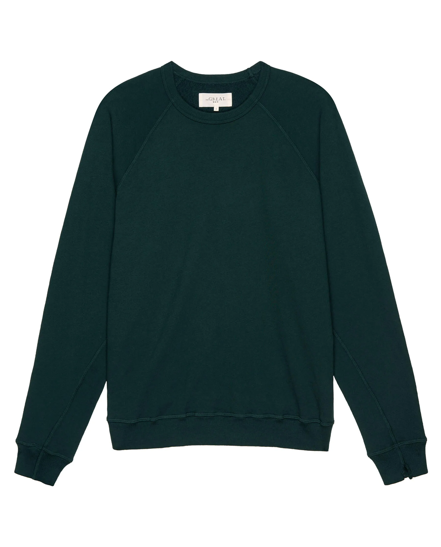 The Men's College Sweatshirt. -- Green Grove