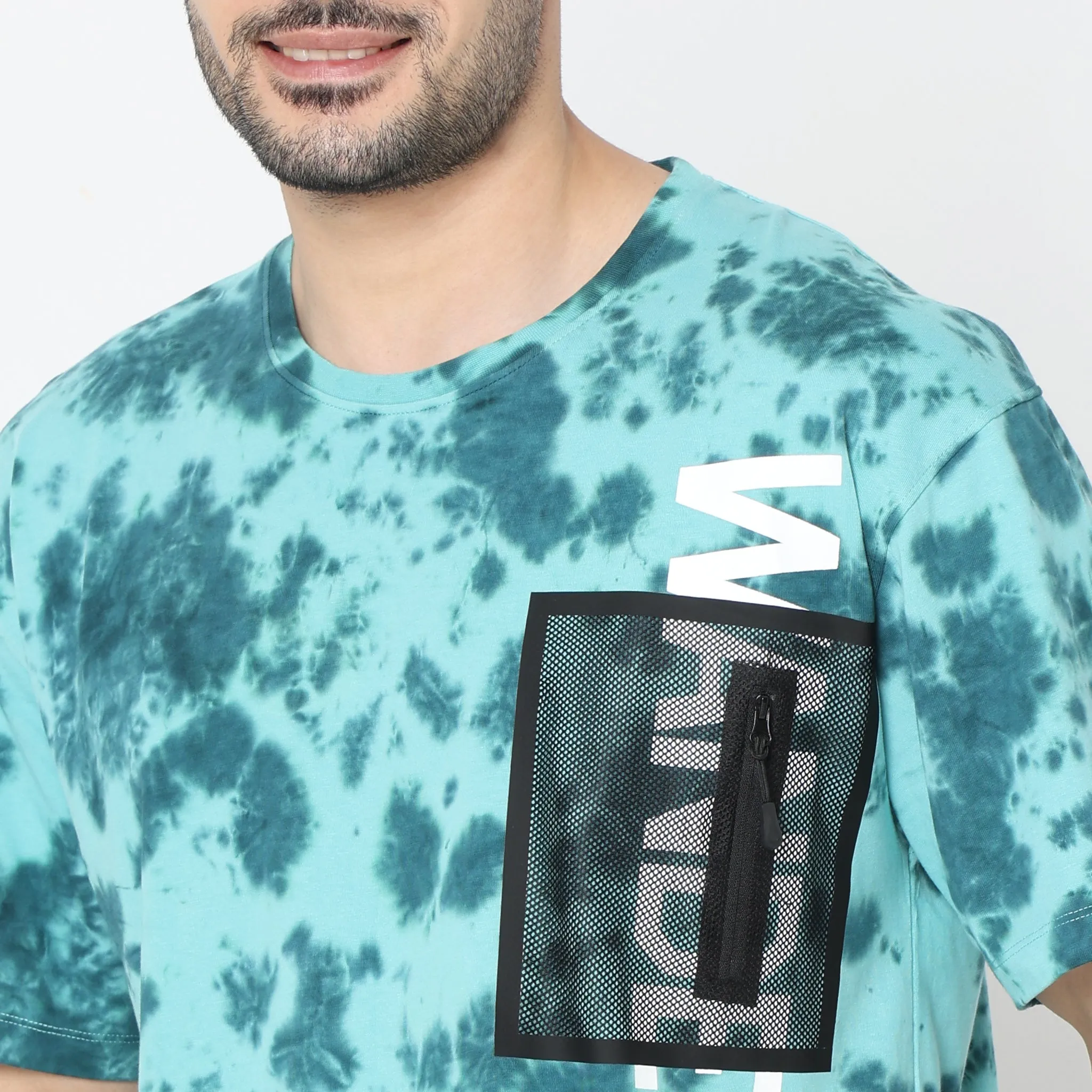 Trendy Oversize Tie - Dye Tees