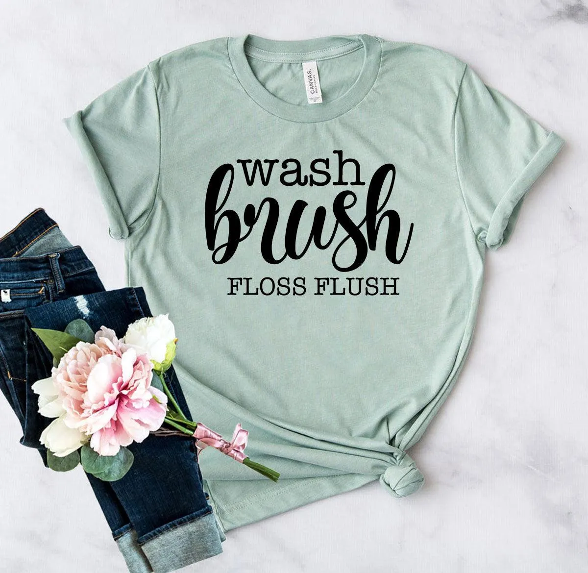 Wash Brush Floss Flush Shirt