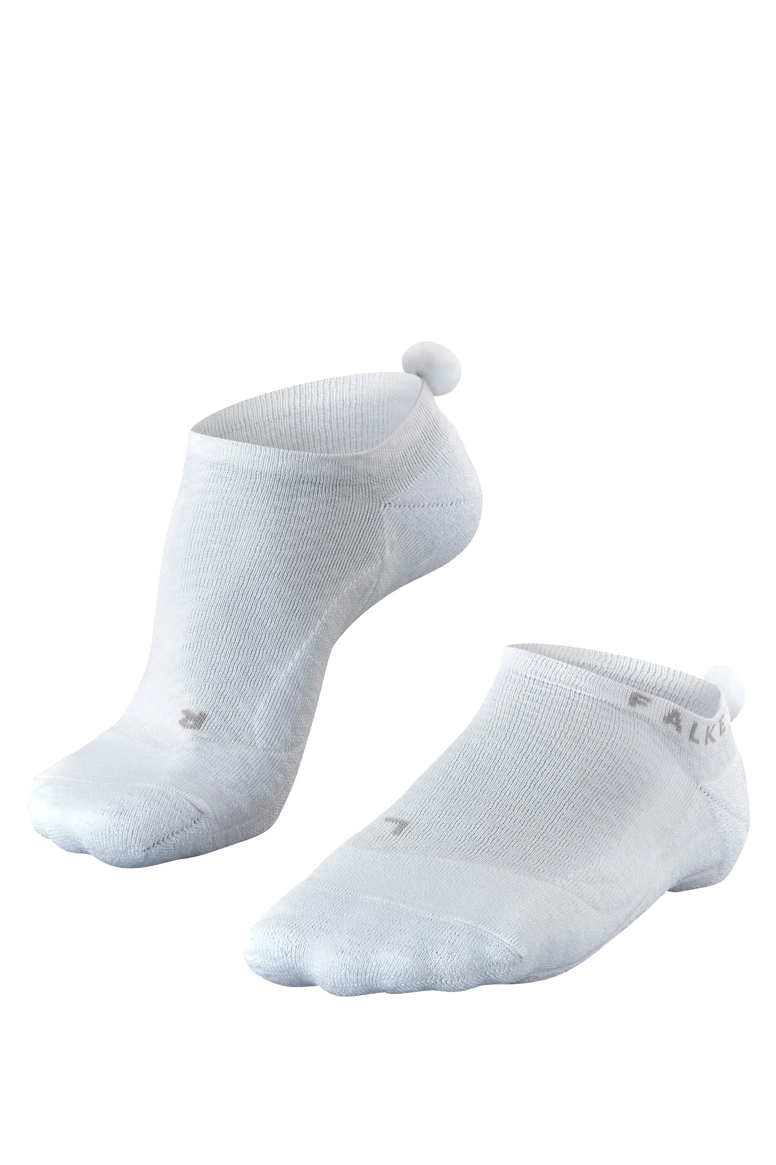 White PomPom Golf Socks