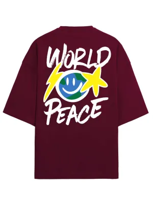 World Peace Heavy Weight  Plus Size Drop Shoulder T-shirt