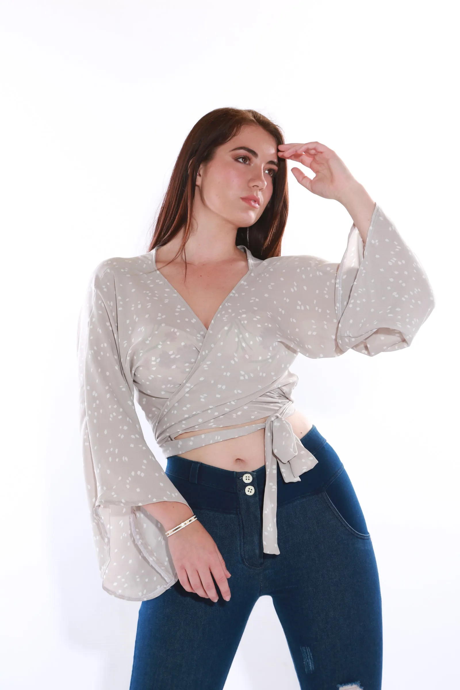 Wrap top - Freesize- Beige