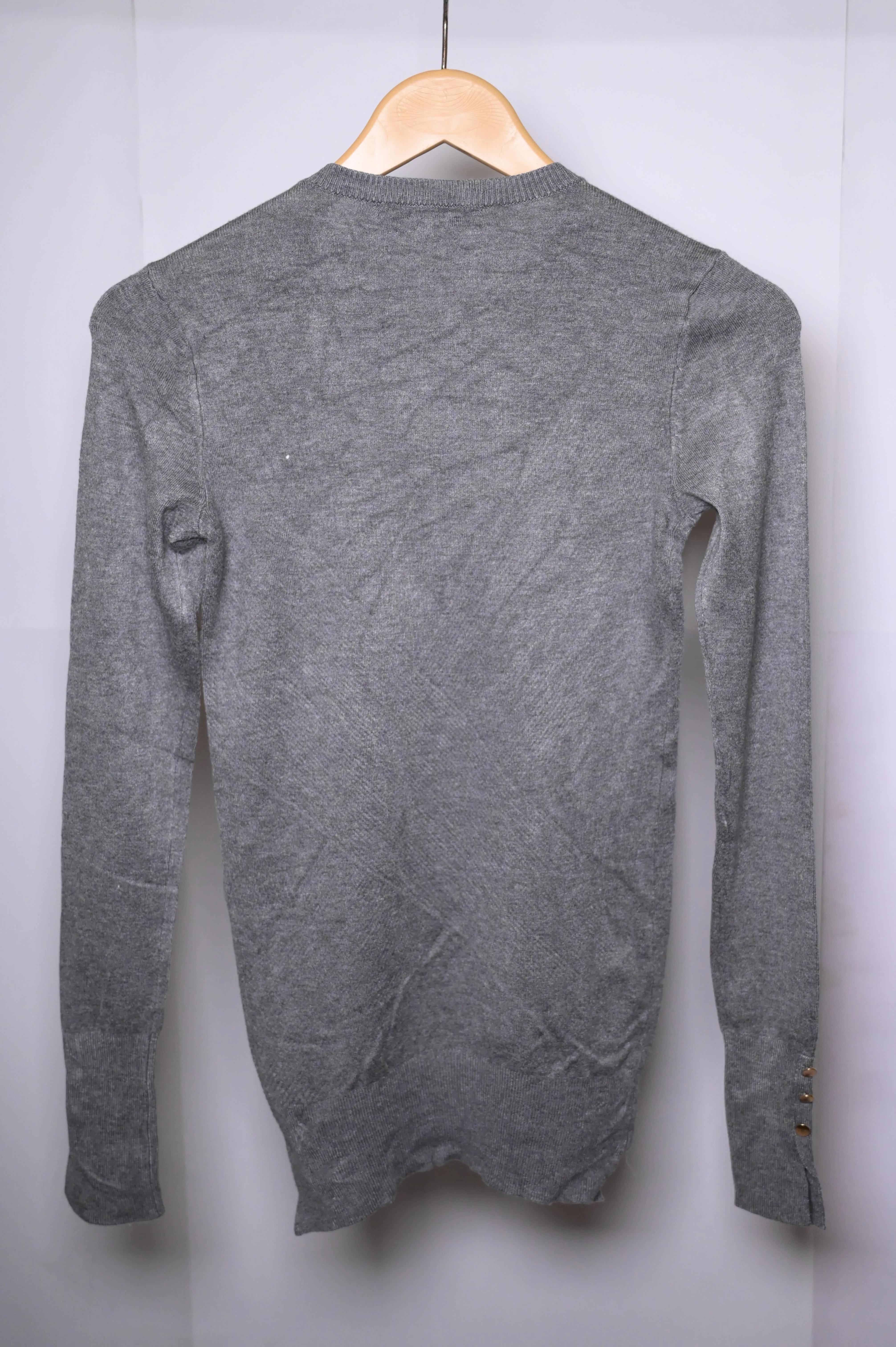 Zara Grey Sweatshirt - Small